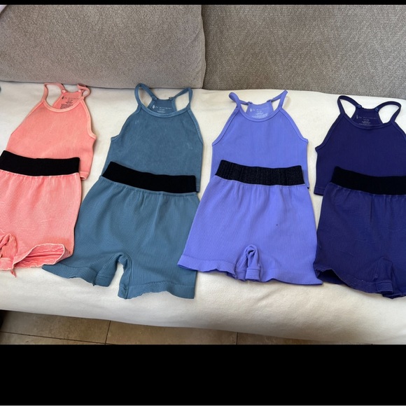 NEW COLOR SETS IN STOCK 🌺free people G/K short set or prajna happines set - Picture 7 of 17